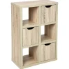 Atmosphera Meubles D'Entrée>Meuble 6Cubes 3 Portes Bivoak