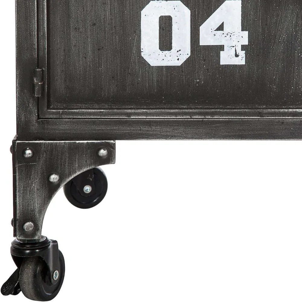 Atmosphera Meubles D'Entrée>Meuble Metal 6 Portes Sevin