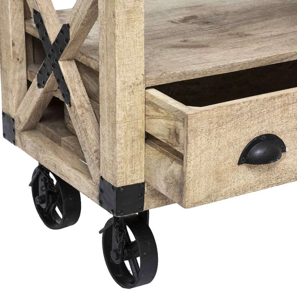 Atmosphera Meubles Tv>Meuble Tv 1 Tiroir Silas