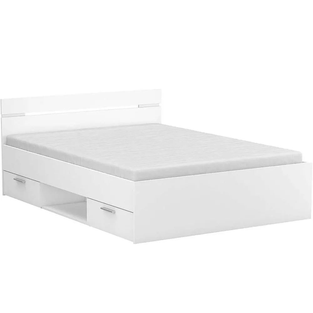 * Lits>Michigan Lit 140X190 Blanc Perle