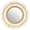 maxibazar Miroir Bambou Danica D.70Cm- Miroirs Deco