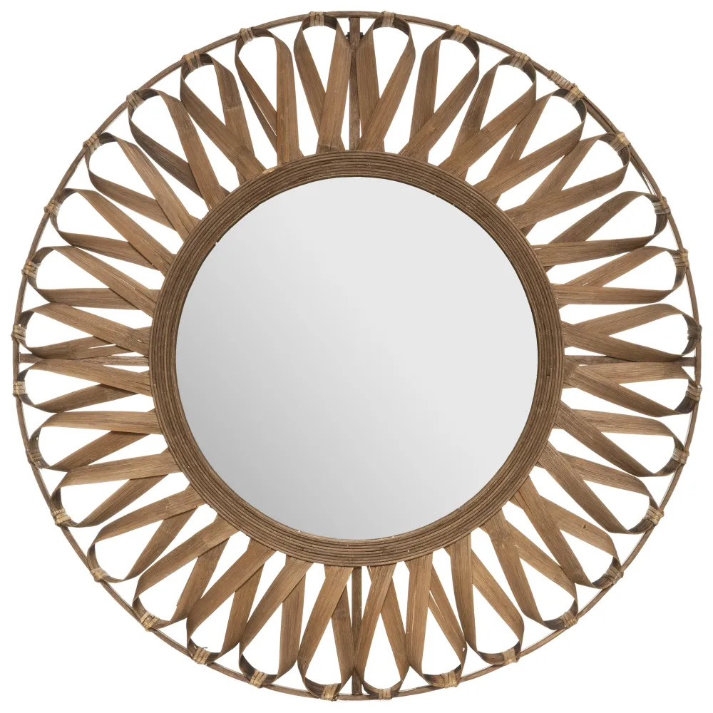 Atmosphera Miroir Bambou Eve D.93Cm- Miroirs Deco