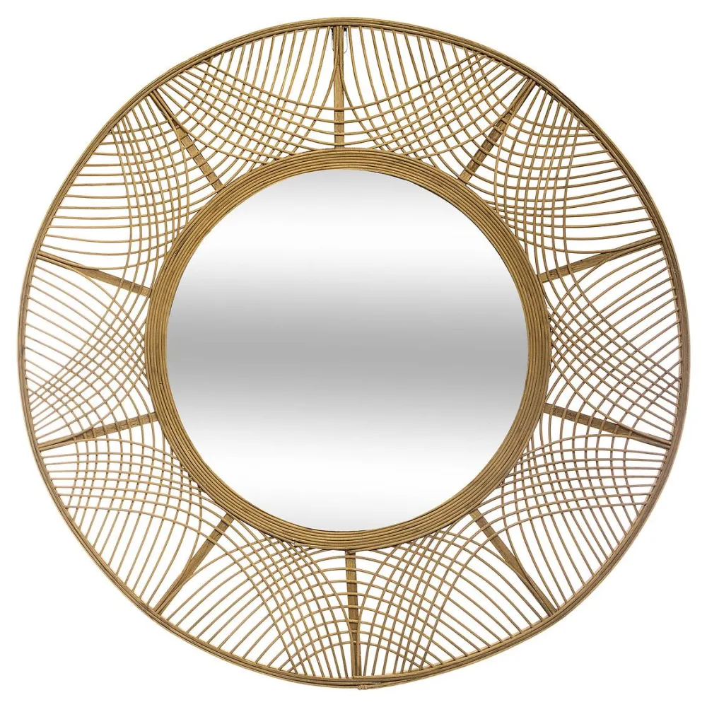 Atmosphera Miroir Bambou Ina D.89Cm- Miroirs Deco