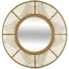 Atmosphera Miroir Bambou Ina D.70Cm- Miroirs Deco
