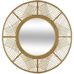 Atmosphera Miroir Bambou Ina D.70Cm- Miroirs Deco