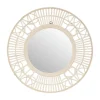 maxibazar Miroir Bambou Ivona D.70Cm- Miroirs Deco