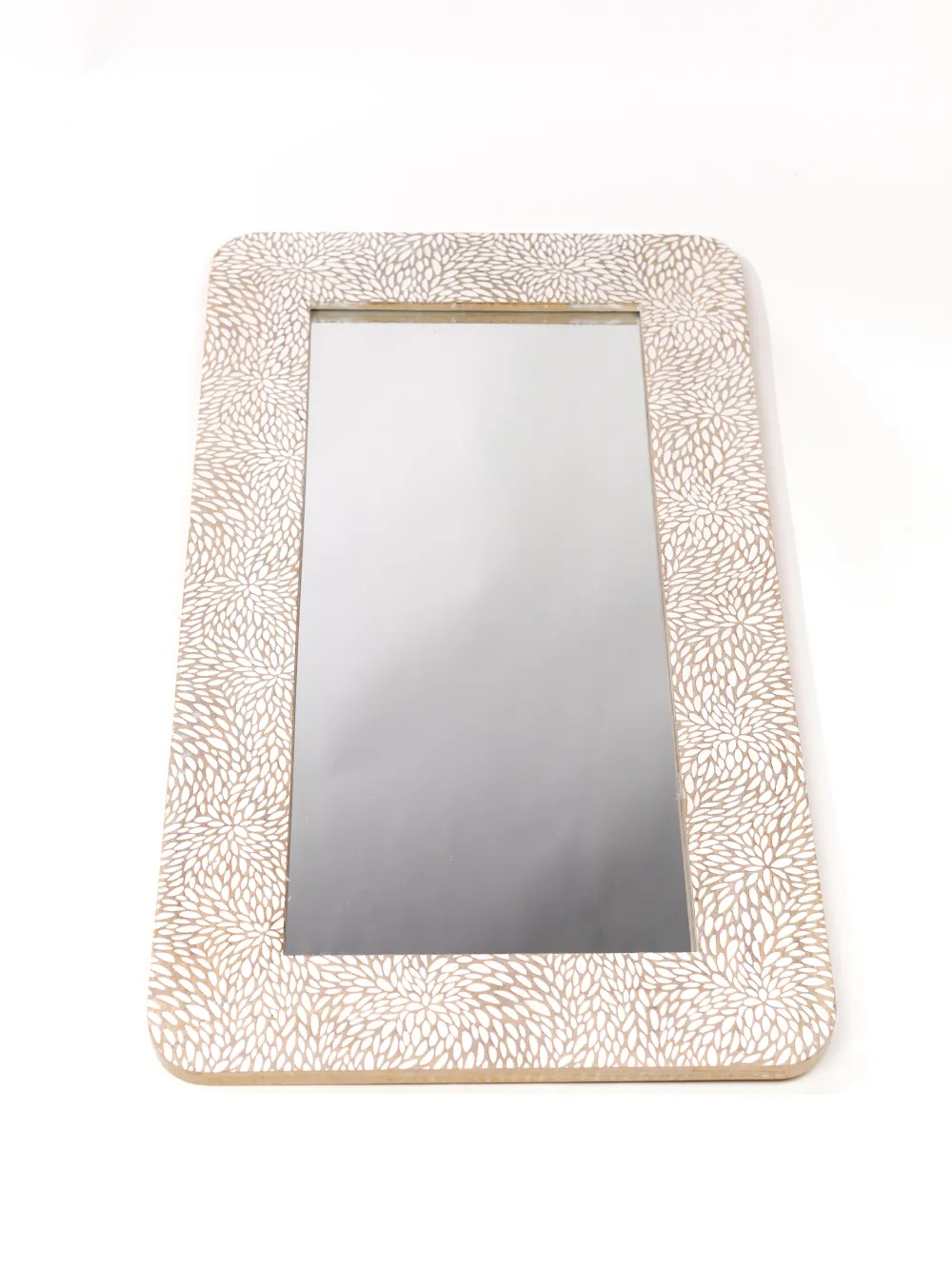 maxibazar Miroir Bois Manguier- Decoration Murale