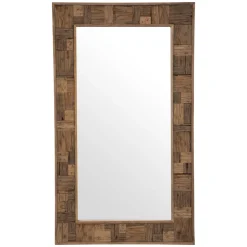 maxibazar Miroir Bois Origines 70X115Cm- Decoration Murale