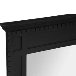 maxibazar Miroir Chemine Noir 75X115Cm- Miroirs Deco