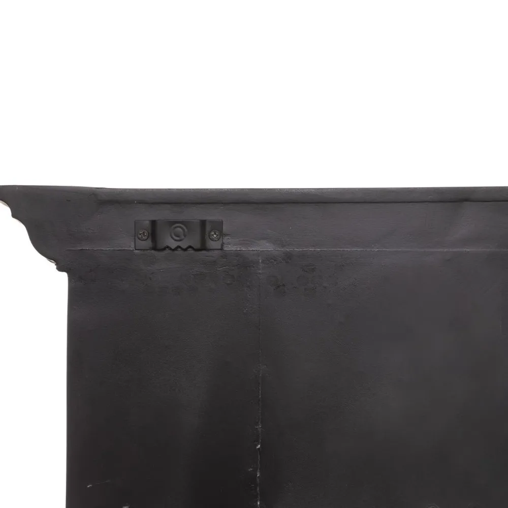 maxibazar Miroir Chemine Noir 75X115Cm- Miroirs Deco