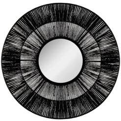 Atmosphera Miroir Corde Ethnique D.76Cm- Miroirs Deco