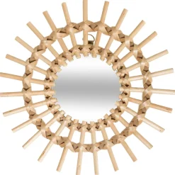 Atmosphera Miroir Rotin Soleil X3 Pieces D.28Cm- Miroirs Deco