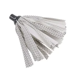 Menage|* Mop Polyester Franges Longues 25Cm Avec Pastilles Grattantes