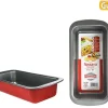 Moules Et Plats|* Moule Cake 25Cm Acier Anti Adherent Rouge Rossana