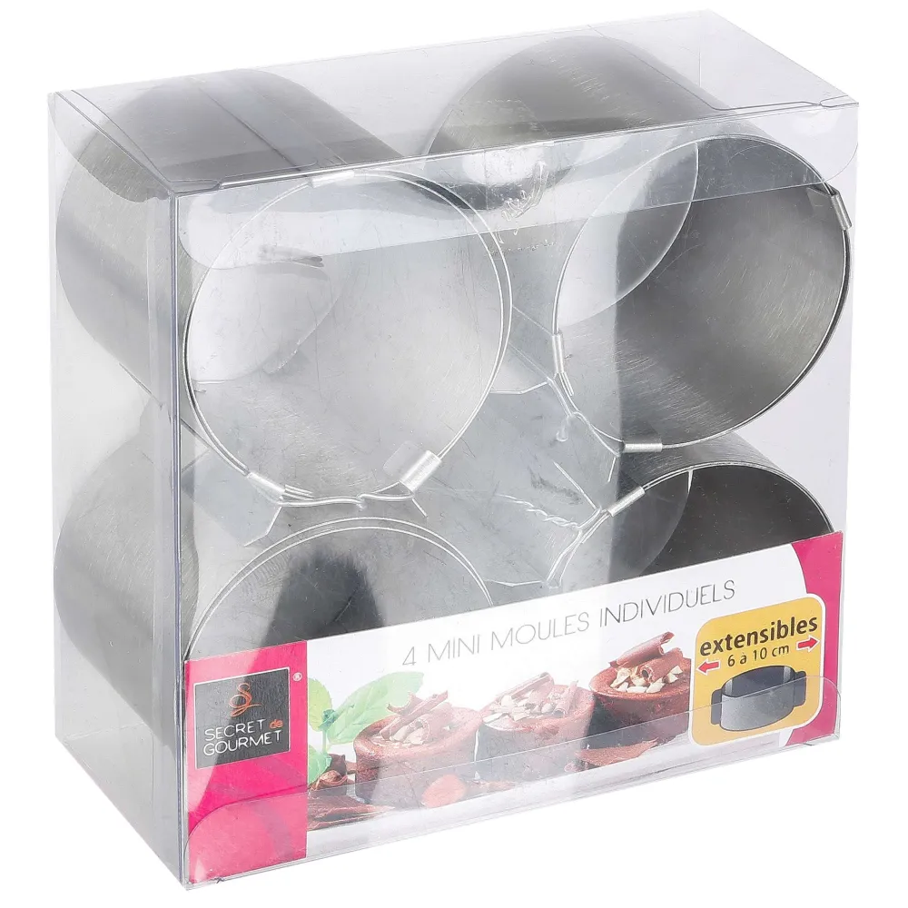Pâtisserie|Five Moule Extensible X4 Mini Rond