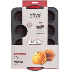 Moules Et Plats|Five Moule Sili Silitop 12 Muffins