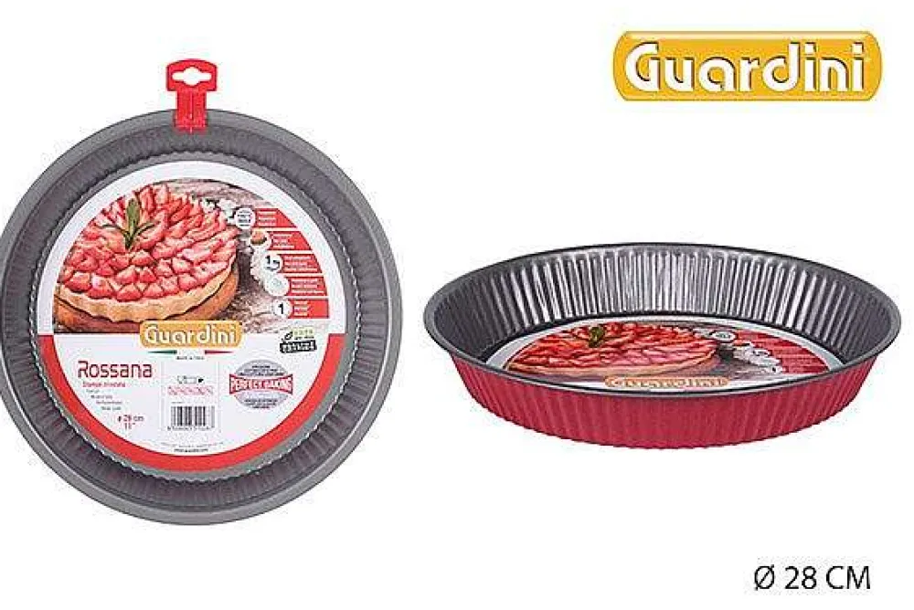 Moules Et Plats|* Moule Tarte 28Cm Acier Rossana