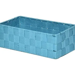 Rangements Deco|* Moyen Panier Polyester Turquoise