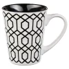 Petit-Déjeuner|Secret de Gourmet Mug Conique Geometric N B 30Cl
