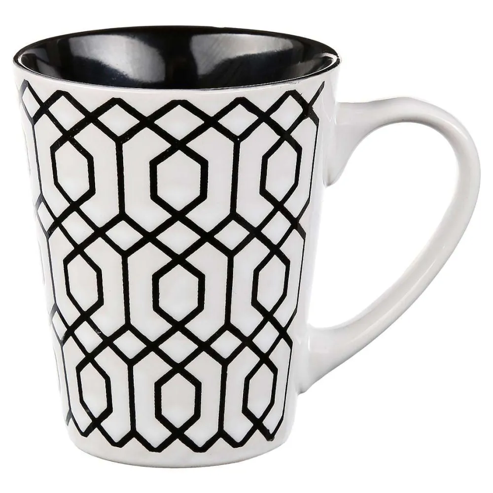 Petit-Déjeuner|Secret de Gourmet Mug Conique Geometric N B 30Cl