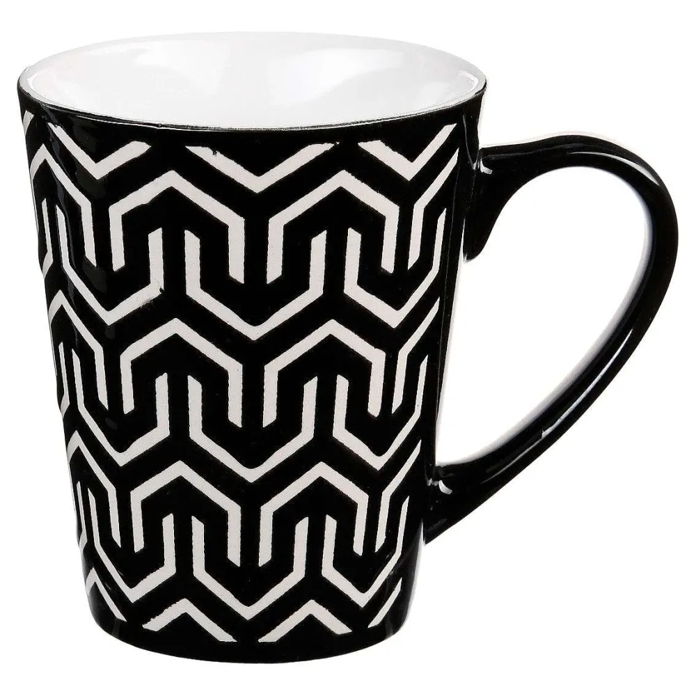 Petit-Déjeuner|Secret de Gourmet Mug Conique Geometric N B 30Cl