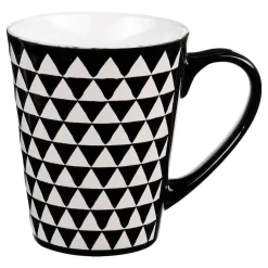 Petit-Déjeuner|Secret de Gourmet Mug Conique Geometric N B 30Cl