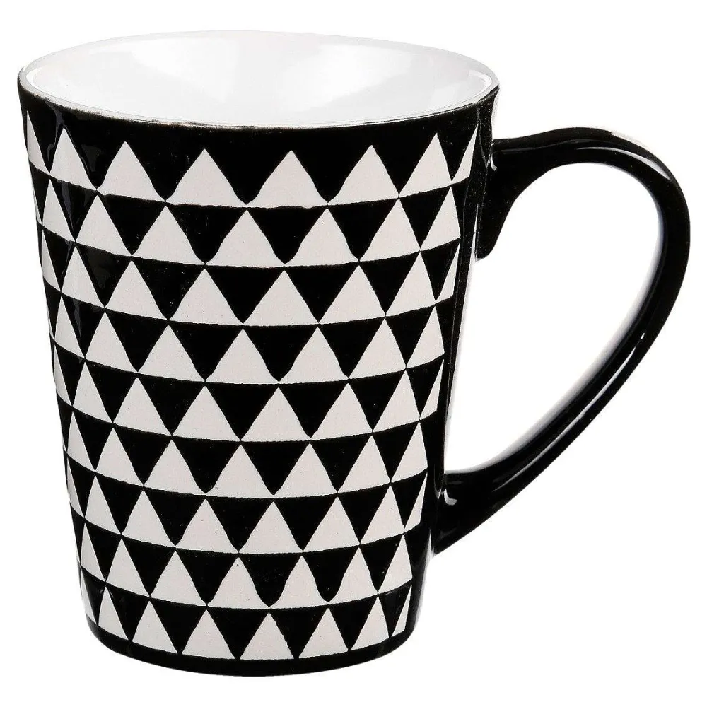 Petit-Déjeuner|Secret de Gourmet Mug Conique Geometric N B 30Cl