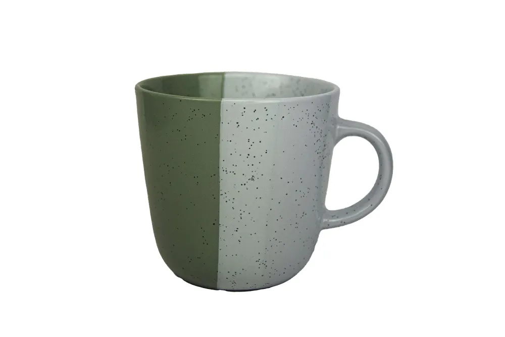 Petit-Déjeuner|* Mug Geo 35Cl Vert Gres