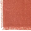 maxibazar Nappe Coton Frange Maha Terracotta 150X250Cm- Nappes