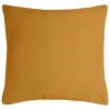 maxibazar Nelson Coussin 40X40Cm Curry- Rideaux Basiques Et Coussins