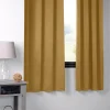 maxibazar Notte Occultant 135X180Cm Moutarde- Rideaux Occultants Et Coussins