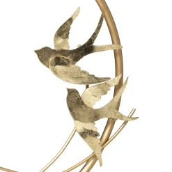 Atmosphera Objet Metal Oiseau H.36Cm- Objets De Decoration