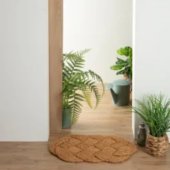 Atmosphera Paillasson Tresse House 45X75Cm- Tapis D'Entree Et Paillassons