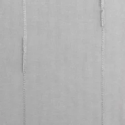 maxibazar Paire Droite Passants 2X60X120Cm Linahe Gris- Petits Vitrages