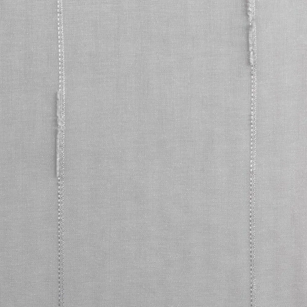 maxibazar Paire Droite Passants 2X60X120Cm Linahe Gris- Petits Vitrages