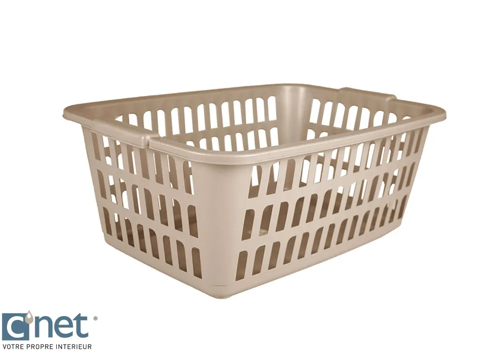 Soin Du Linge|* Panier A Linge Rectangle 30L Grege
