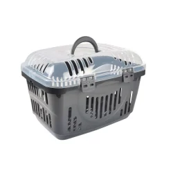 Couchage Et Transport|* Panier De Transport Ouverture Par Le Haut 49Cm Anthracite