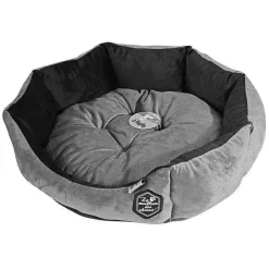 Couchage Et Transport|* Panier Octogone Patchy Noir Gris 60Cm