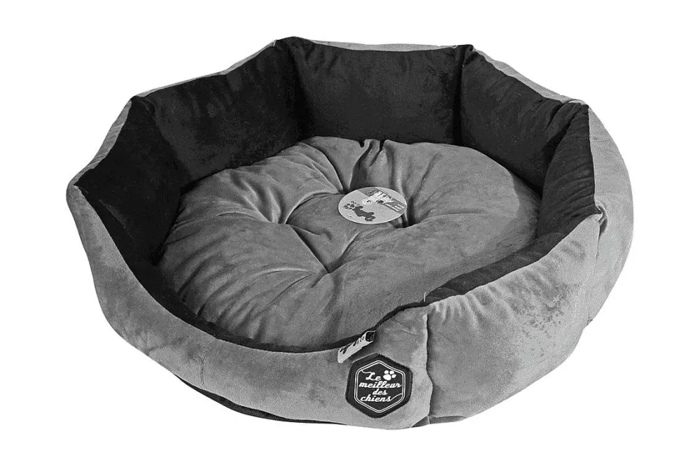 Couchage Et Transport|* Panier Rond 50Cm Patchy Gris Noir