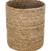 maxibazar Panier Seagrass Naturel D.21X21Cm- Paniers Et Cagettes