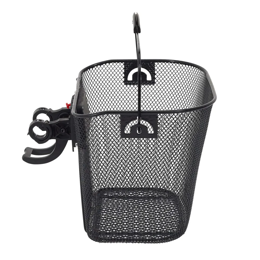 Accessoires De Vélo|* Panier Vélo Metal Noir Clip Automatique 10L