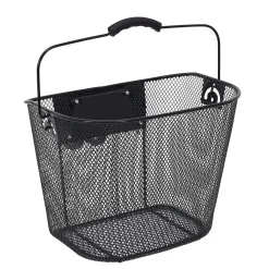 Accessoires De Vélo|* Panier Vélo Metal Noir Clip Automatique 10L