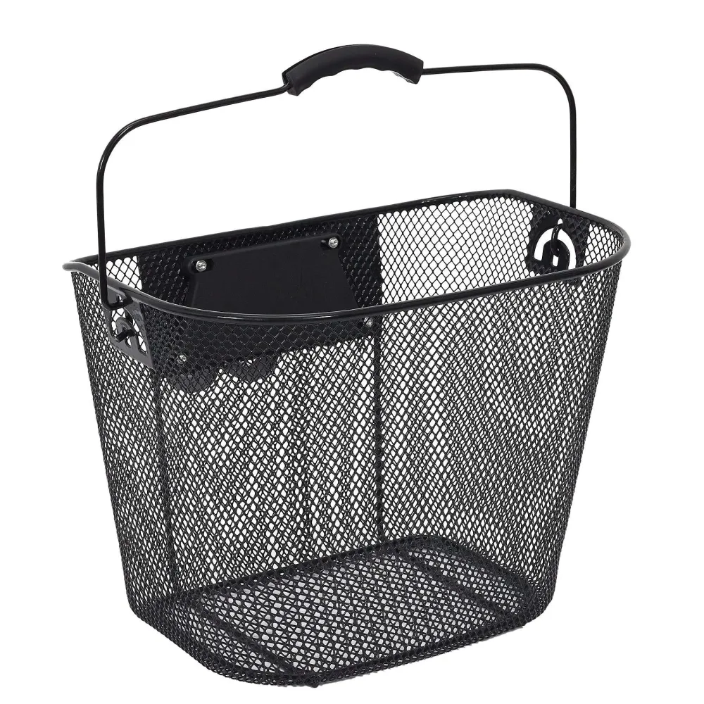 Accessoires De Vélo|* Panier Vélo Metal Noir Clip Automatique 10L