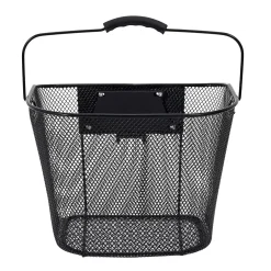 Accessoires De Vélo|* Panier Vélo Metal Noir Clip Automatique 10L