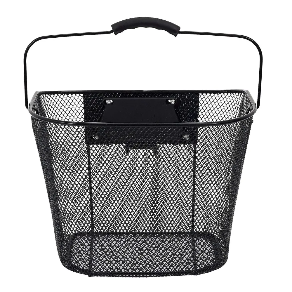 Accessoires De Vélo|* Panier Vélo Metal Noir Clip Automatique 10L