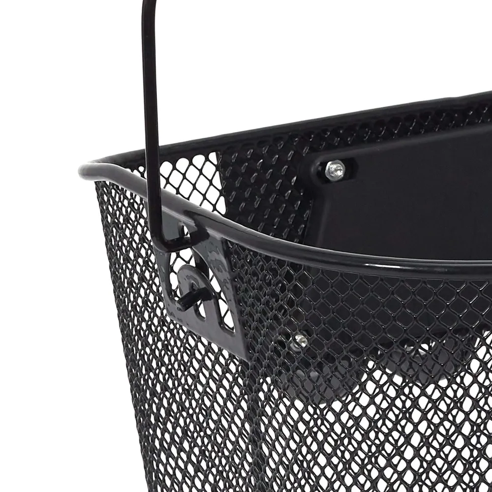 Accessoires De Vélo|* Panier Vélo Metal Noir Clip Automatique 10L