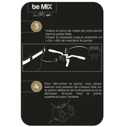 Accessoires De Vélo|* Panier Vélo Polyester Clipsable 24L