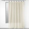 maxibazar Panneau Anneaux 140X240Cm Tisse Linka Naturel- Voilages