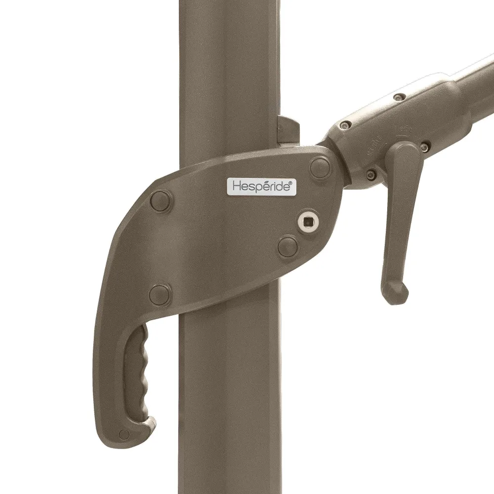 Hespéride Parasol>Parasol Decentre Elea 3X4M Inclinable Noisette