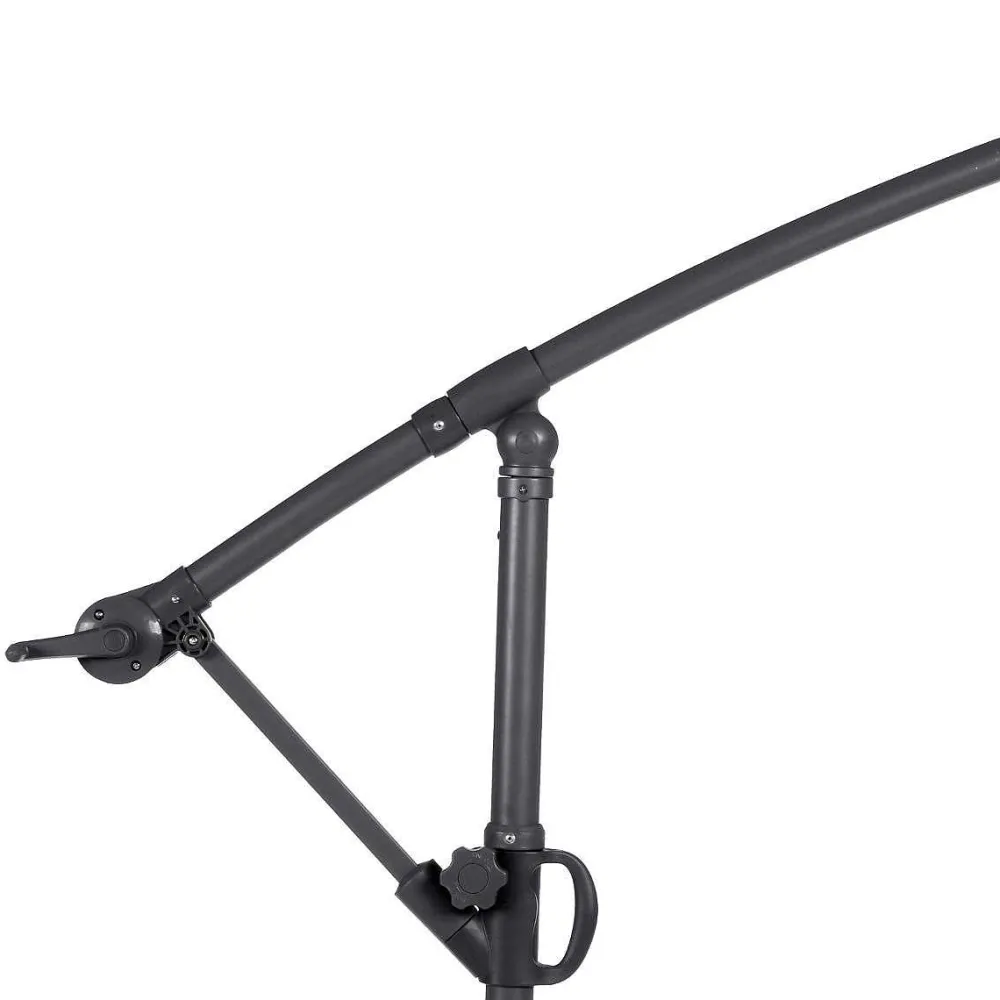 Hespéride Parasol>Parasol Decentre 3M Janeiro Ardoise